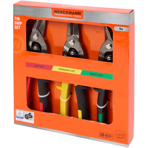 Blechschere 3tlg set - blechschere,