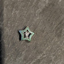 PANDORA Charm Stern Tinkerbell  925 Silber mit Zirkonia in Grün 