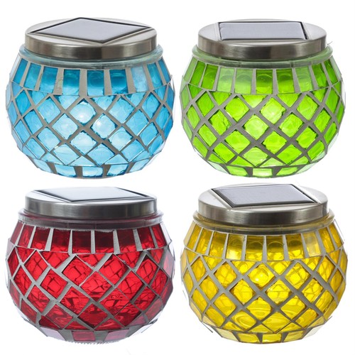 Led solar windlichter mosaik - solar,