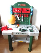 Theo Klein Bosch Kinder Werkstatt Werkbank Spielzeug gebraucht