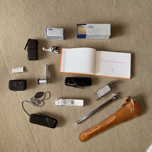 Minox miniaturkamera set - miniaturkamera,