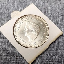 10 Gulden - 1970 - Niederlande - Königin Juliana -  Silber Münze Gute Erhaltung 