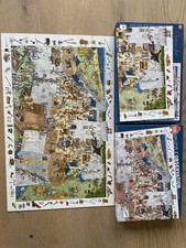 PUZZLE - SUCHPUZZLE OBSERVATION (100 Teile) DIE BURG + POSTER (Djeco)