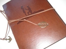 Leder sammelalbum diy foto - leder,