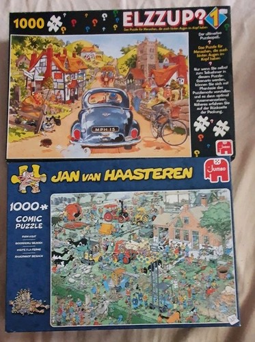1000 teile jumbo puzzle - x,