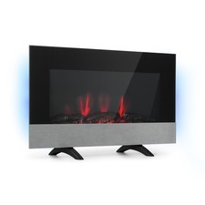 Elektrokamin elektrischer Kamin Deko Ofen 2000W 2 Stufen Thermostat Edelstahl