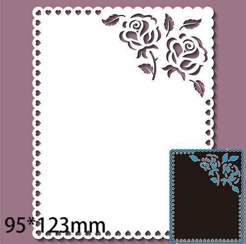 Blume rahmen stanzformen - blume,