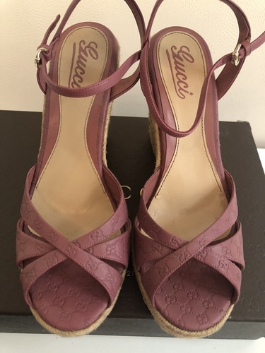 Gucci wedges keilabsatz - gr.,
