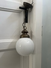 Deckenlampe Jugendstil Hängelampe Antik  Lampe  Art Deco Glaskugel 19  Cm