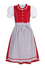 Kinderdirndl Ida rot Bluse