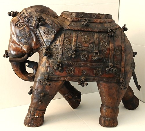 Indischer elefant voller - elefant, in