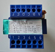 Trafo mit Schraubklemmen, 230 V auf 24 V und 20 V, neu und unbenutzt