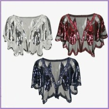 Damen Vintage Pailletten