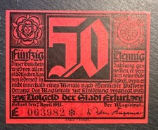Erfurt Notgeld Erfurt
