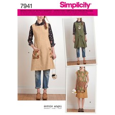 Simplicity Schnitt Nr 8230.A Kleider Gr. XS - XL