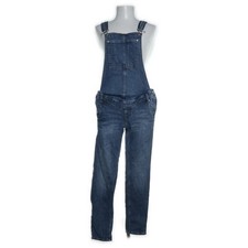 H&M Mama, Latzhose, Größe: 34, Blau, Baumwolle/Elasthan, Damen, Einfarbig #vsH