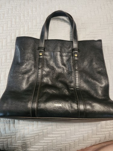 Fossil black soft - soft, pebbled