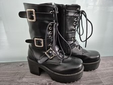 Schnürstiefel Schwarz