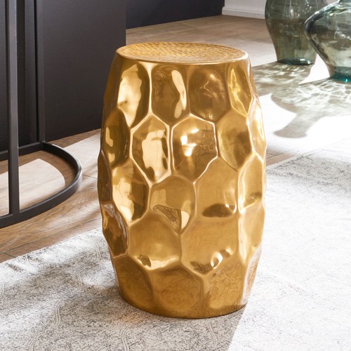 Finebuy beistelltisch gold - beistelltisch,