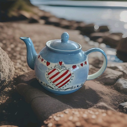 Teekanne hellblau liter - 1,
