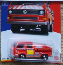 Matchbox VW T3 Bus Crew Cab Doka POLICE Feuerwehr ungeöffnet in OVP