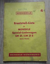 Mengele Spezial-Ladewagen LW31