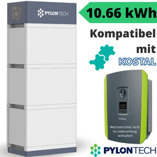PYLONTECH Batteriespeicher Speicher Solar Force H2 10.66 kWh Hochvolt für Kostal