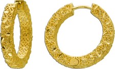 Creolen Gelbgold 333 8K 21mm