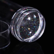 Transparenter Nagelstempel mit Schaber Silikon Stempel für Nails Art Stamping X