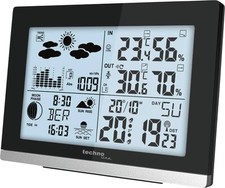 Technoline Wetterstation WS 6762 Schwarz-Silber (innen, außen) B Ware