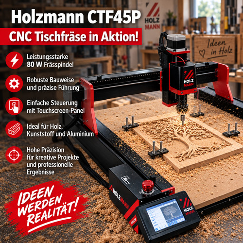 Holzmann ctf45p cnc fräse - ctf45p,