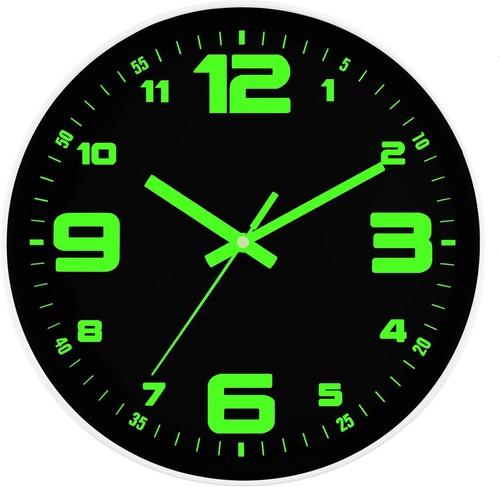 Leuchtend wanduhr - -, 30