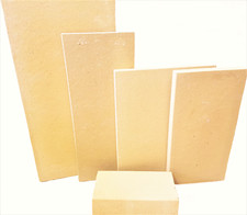 Echte Schamotteplatten für