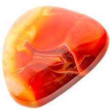 Steinfixx® - XXL Karneol Trommelstein I Edelstein I Glücksstein I 70–100 Gramm