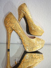 ~°~ Plateau Pumps Glitzer