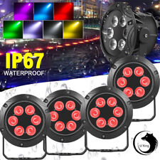 4X 120W RGBW LED Par Bühnenlicht IP65 Wasserdicht DMX Party Outdoor Garten Show