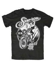 Simson S51 Pinup T-Shirt  DDR