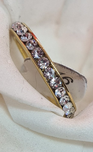 Edelstahl ring mit zirkonia - ring,