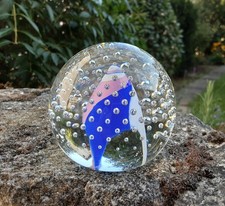 ***VINTAGE BRIEFBESCHWERER*PAPERWEIGHT*GLASKUGEL*CAITHNESS SCOTLAND*LIBERTY***