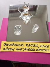 Swarovski Katze Eule Küken
