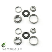 2x Radlagersatz 30204 30206 für BPW Peitz S234R R234-76 30/62x11mm