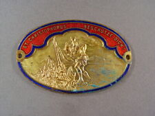 Christophorus Plakette "ST. CHRISTOPHORUS BESCHÜTZE DICH!" um 1930, Uffz. Noller