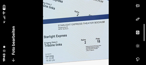 Starlight express tickets - starlight,