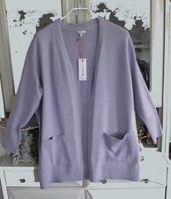 59Weit-Strick- Jacke_STREET ONE by cecil_44/46_xL/xxl_LIGHT VIOLET meliert