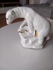 Porzellan figur eisbär - eisbär, auf
