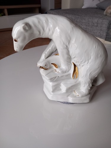 Porzellan figur eisbär - porzellan,