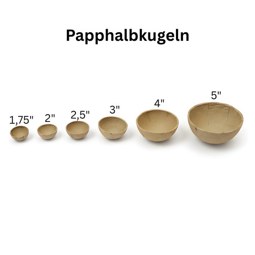 Halbschalen papp halbkugel - |, papp-halbkugel
