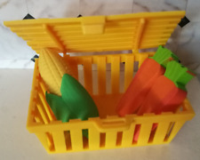 Kiste mit Gemüse Mais ?? Möhren Kunststoff Kaufladen ? Puppenküche MINIATUR