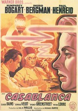 Casablanca Movie Plakat Bogart Bergman Henreid Rains Kunstdruck Werbung 537