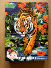 Puzzle 1000 Teile - Clementoni Magic 3D - Tiger